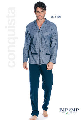 PIGIAMA UOMO M/L 6126 Tellini S.r.l. Ingrosso Abbigliamento